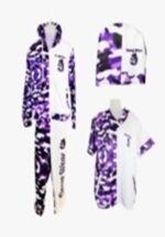 Purple camouflage 4pc