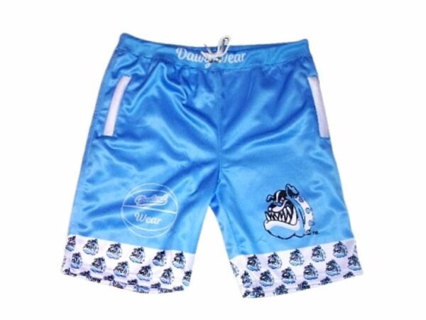 SKY BLUE WADW SHORTS FRONT