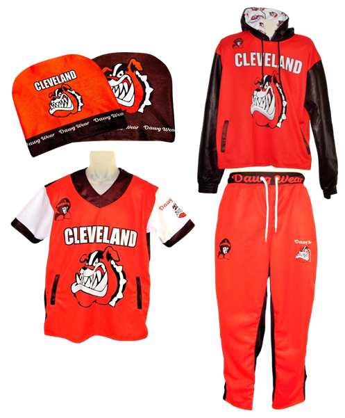 Whip Appeal Sublimation-Leather Hoody 4pc Sports suit