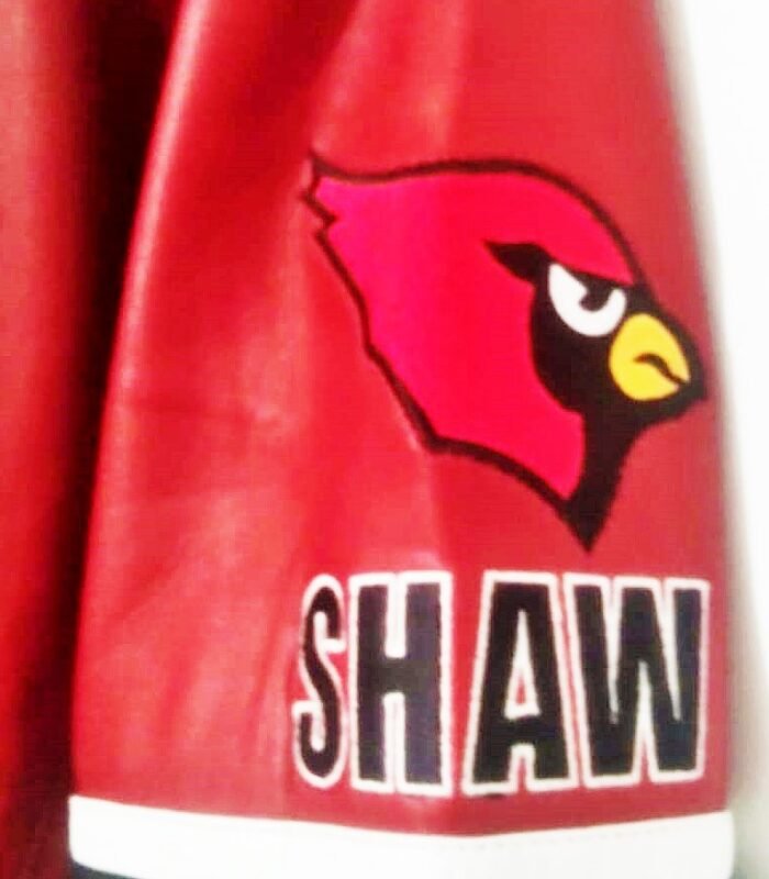 Red Leathyer Alumni Jersey sleeve
